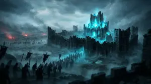 Mroczna forteca i armia nieumarłych w klimacie dodatku do Warcrafta 3