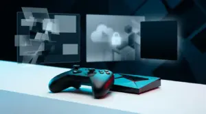Kontroler i chmura gier symbolizujące możliwe zmiany w usłudze Xbox Game Pass