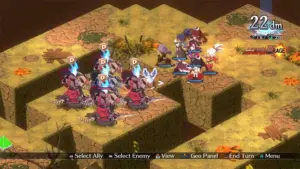 Zrzut ekranu z rozgrywki w grze Disgaea 7: Vows of the Virtueless